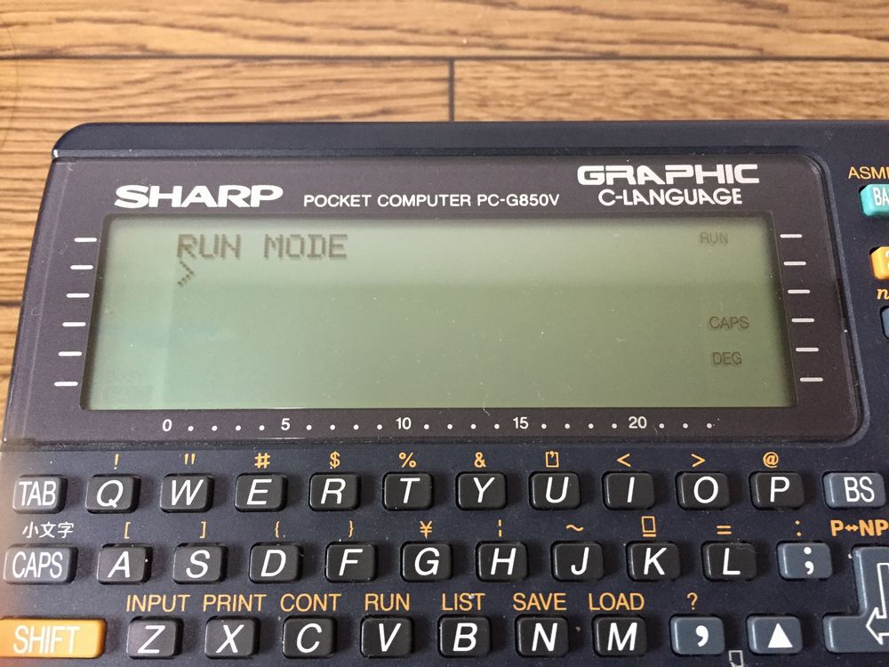 ポケコンを買ってみた -SHARP PC-G850V- | kill-time DX